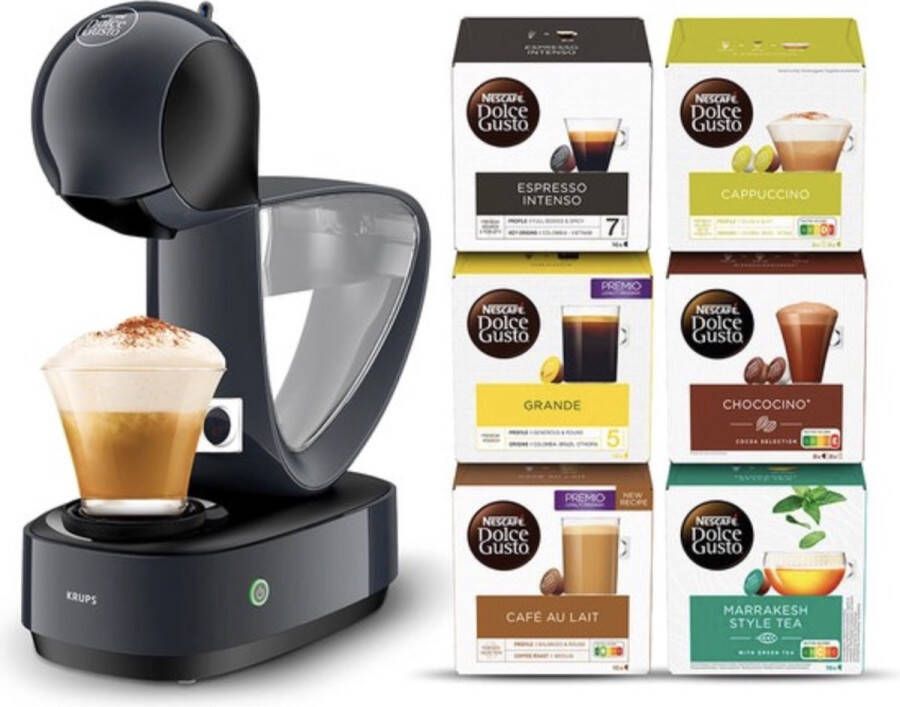 KRUPS DOLCE GUSTO Nescafé Dolce Gusto Infinissima – Beste Koop Koffiemachine Geniet van Heerlijke Koffie met 30 verschillende drankopties & 15 Bar Druk exclusief cups