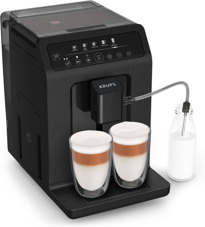 Krups Evidence Eco EA8968 Volautomatische Espressomachine Duurzaam Design 5 Recepten Voor Espresso & Lungo Zwart