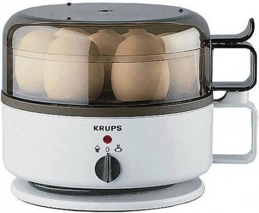 Krups Eierkoker F23070 Ovomat Super 2 kookprogramma's praktische accessoires 7 eieren tegelijkertijd - Foto 1