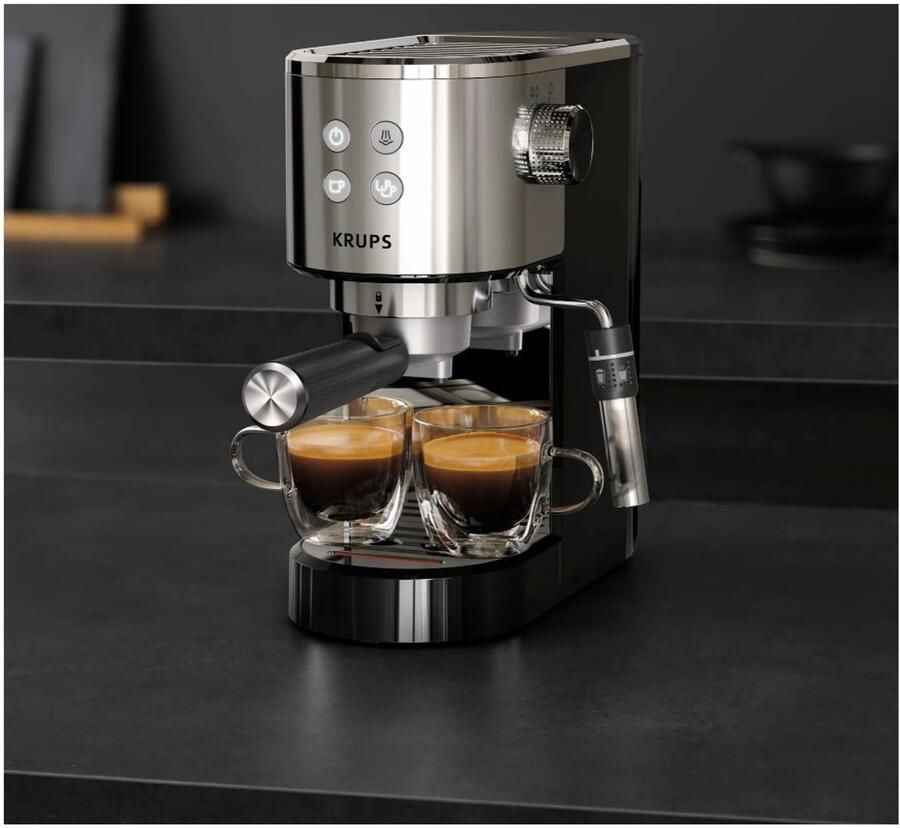 Krups Virtuoso XP444C10 koffiezetapparaat Half automatisch Espressomachine 1 l