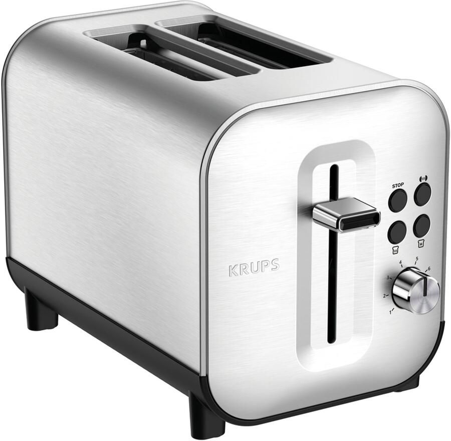 Krups Toaster KH682D Excellence aanraakgevoelige toetsen liftfunctie 8 bruiningsgraden