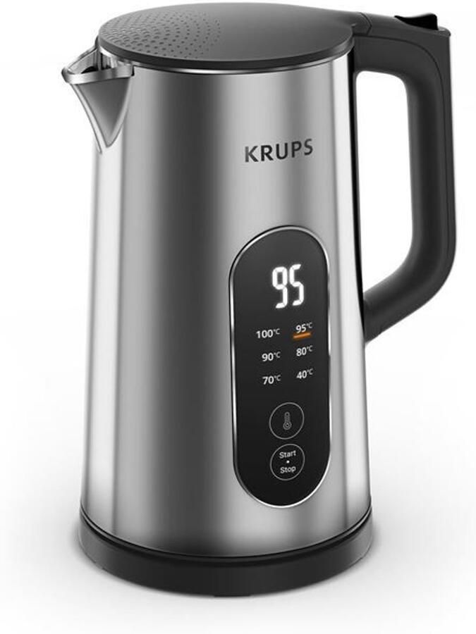 Krups Waterkoker BW871DF0 1.7L RVS 1500W regelbare temperatuur warmhoudfunctie