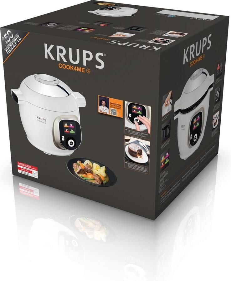 Krups Multi-cooker CZ7101 Cook4Me + 6l capaciteit digitale recepten snelkookpan stomen aanbraden - Foto 2