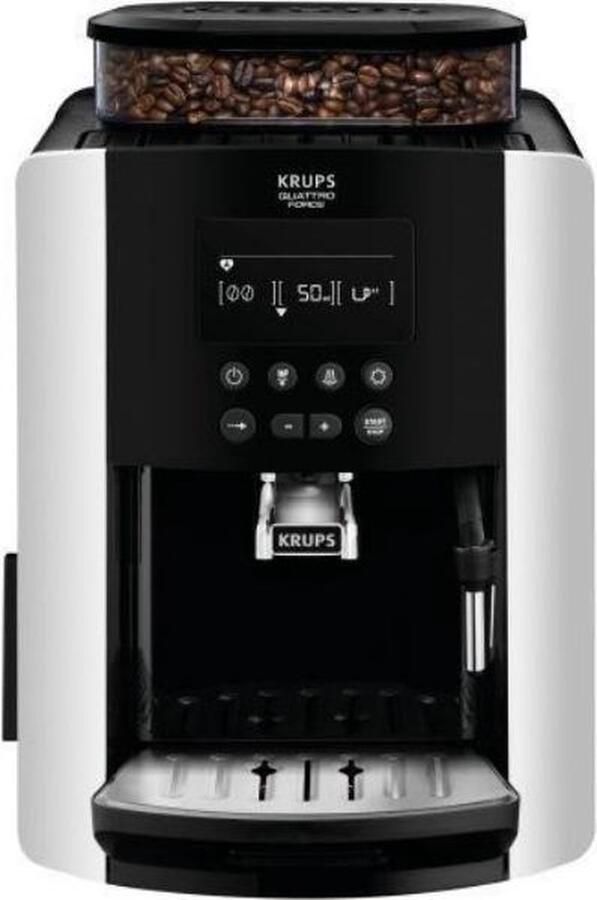 Krups EA817810 Vrijstaand Volledig automatisch Espressomachine 1.7l 2kopjes Zwart Zilver koffiezetapparaat