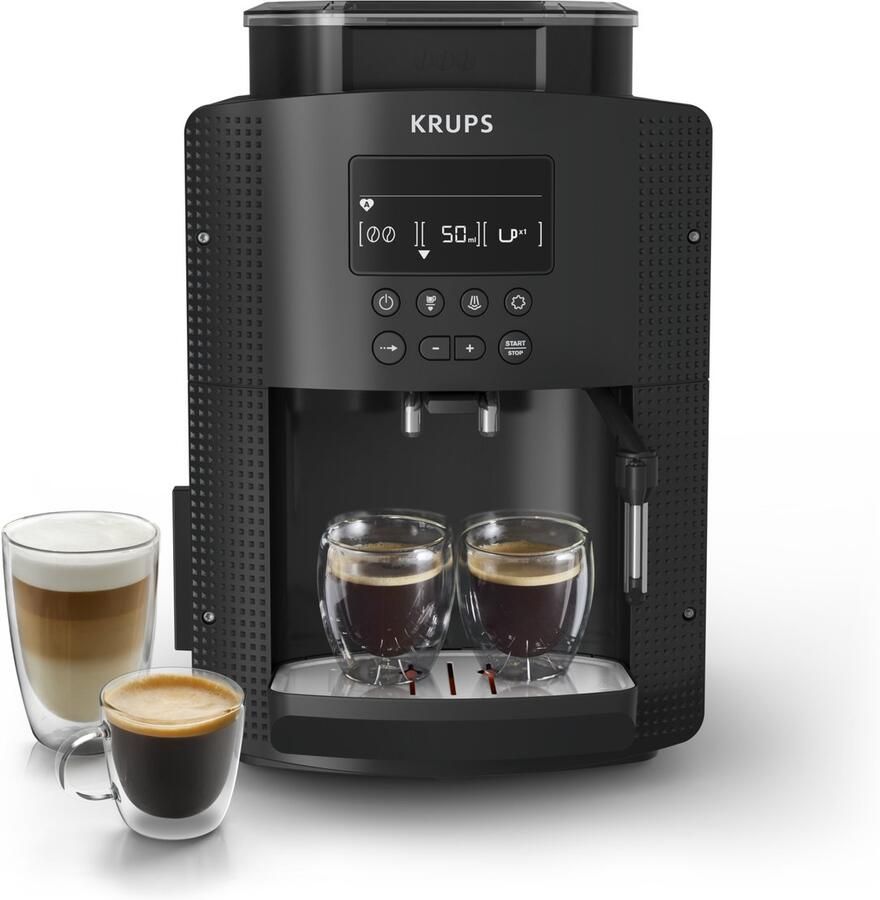 Krups Essential EA8150 Volautomatische Espressomachine Thermoblock-systeem Personaliseren en Favorieten Opslaan Zwart Koffiemachine met bonen - Foto 6
