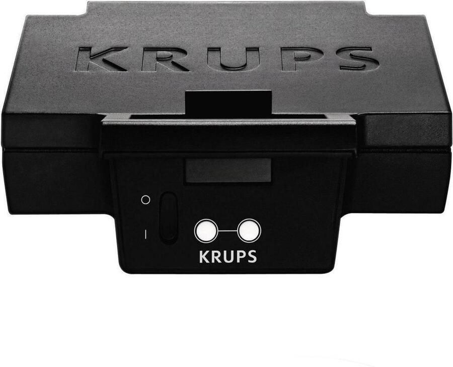 Krups Sandwichmaker FDK451 bakplaten met antiaanbaklaag opwarm- en temperatuurcontrolelampje