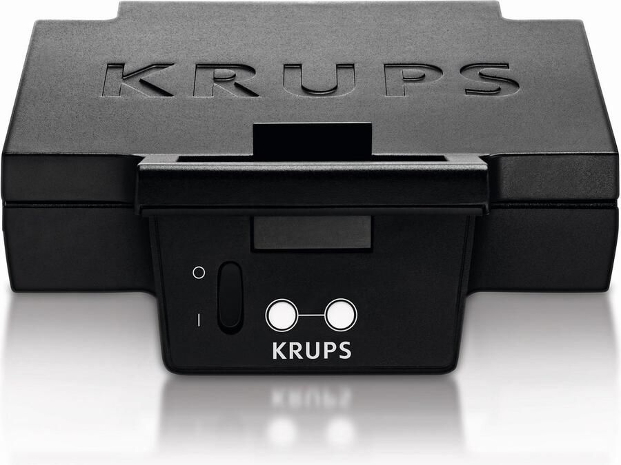 Krups Sandwichmaker FDK452 brede bladen temperatuurcontrolelampje praktische handgreep compact - Foto 3