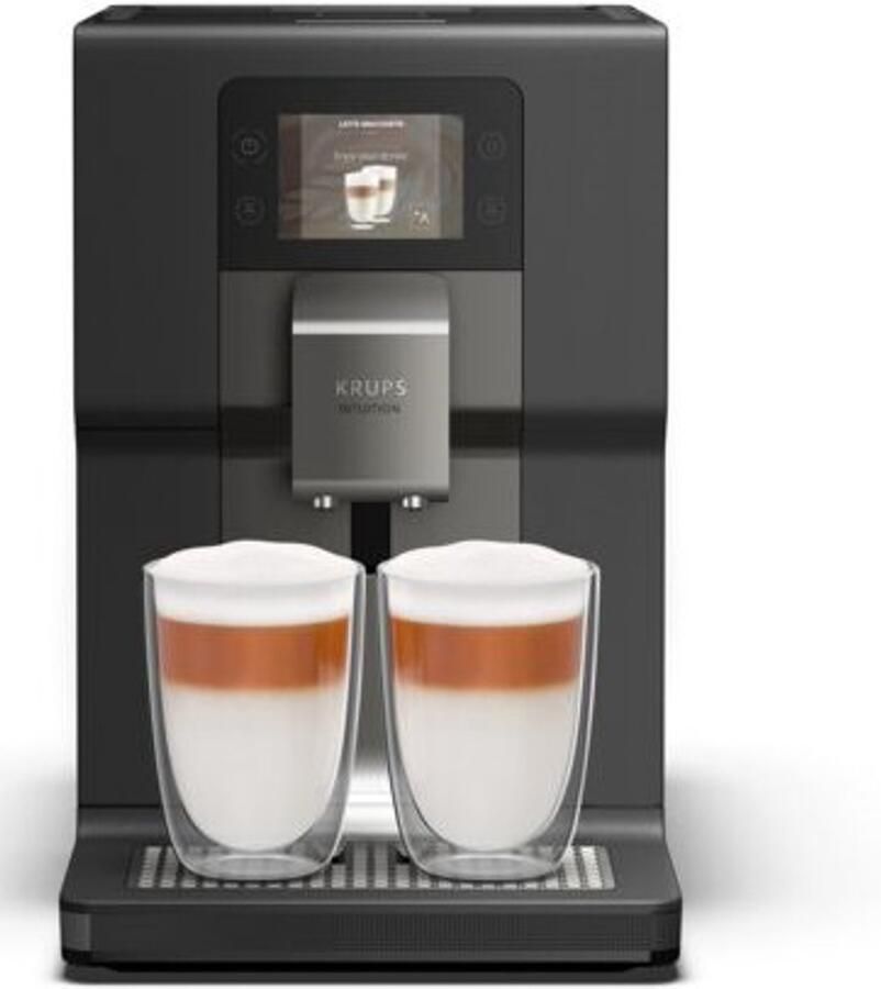 Krups Intuition Preference+ EA875U Volautomatische Koffiemachine Smart Touchscreen 24 Drankprogramma s Persoonlijke Profielen