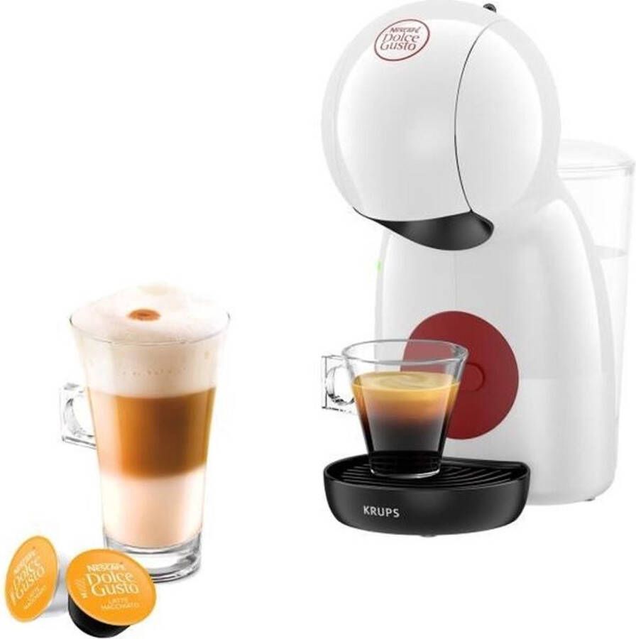 Krups Nescafé Dolce Gusto Multidrank koffiemachine Ultra compact Intuïtief Piccolo XS wit YY5218F