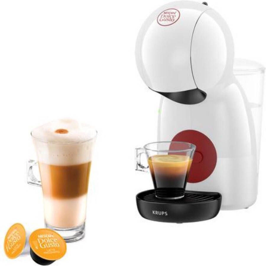 Krups Nescafé Dolce Gusto Multidrank koffiemachine Ultra compact Intuïtief Piccolo XS wit YY5218F