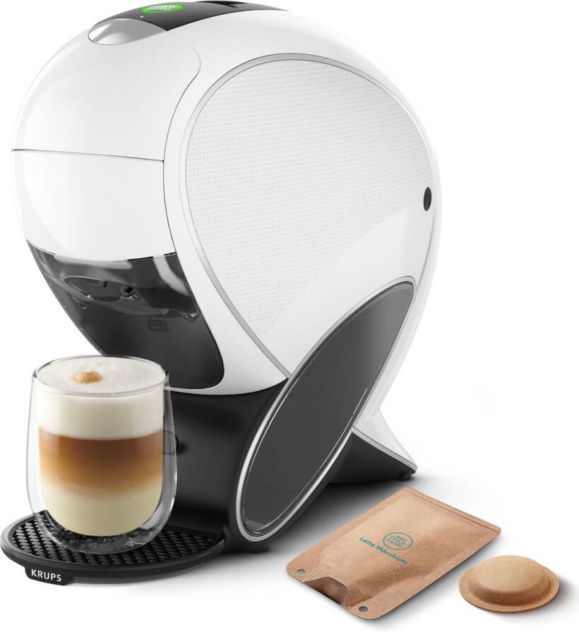 Krups NESCAFÉ Dolce Gusto NEO YY5679 Latte Koffiemachine Wit Speciaal ontworpen voor liefhebbers van zwarte koffie en melkspecialiteiten