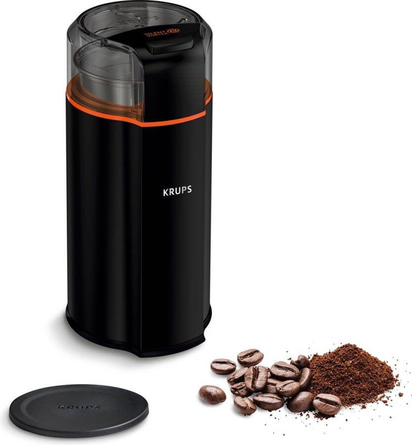 Krups Koffiemolen GX3328 Silent Vortex krachtig efficiënt superstil voor 12 kopjes 3-in-1-maalwerk