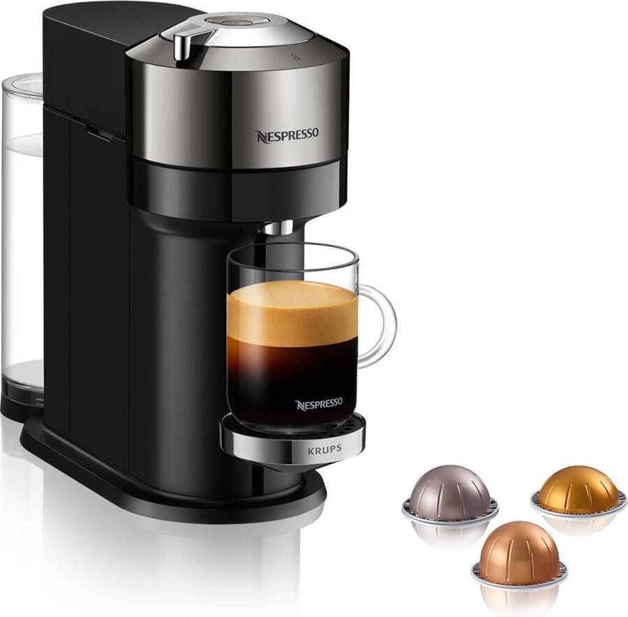 Krups Nespresso Vertuo Next Zilver YY4547FD | Capsulemachines | 3700342445428 - Foto 2