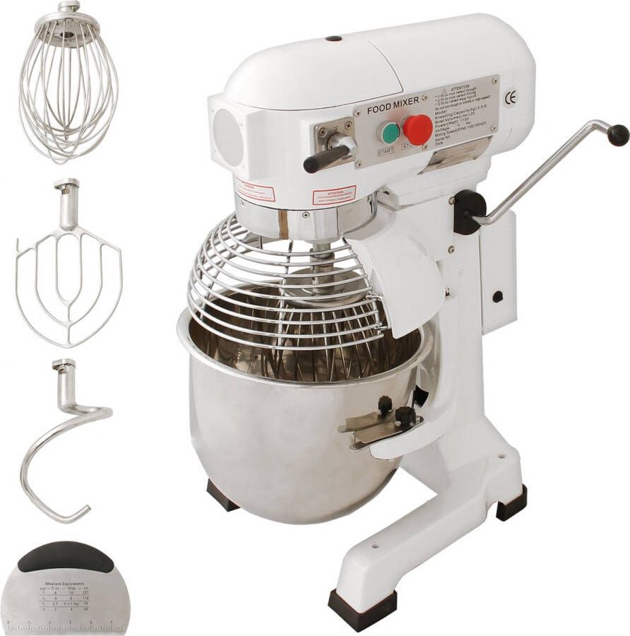 KuKoo Professionele Planeetmixer Keukenmixer Spiraalmixer 20L - Foto 1