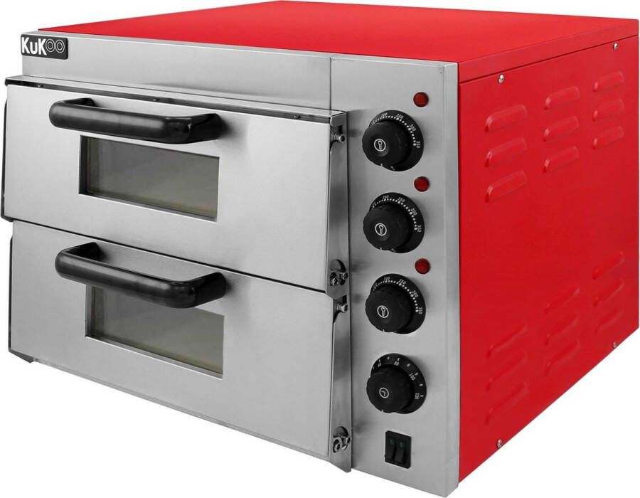 KuKoo Elektrische Pizza Oven Twee Kamers - Foto 1
