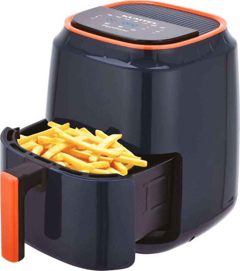 Kumtel HAF-09 Airfryer XXL- 5 Liter Heteluchtoven Digitaal LED-Display Hetelucht Friteuse Donker Blauw
