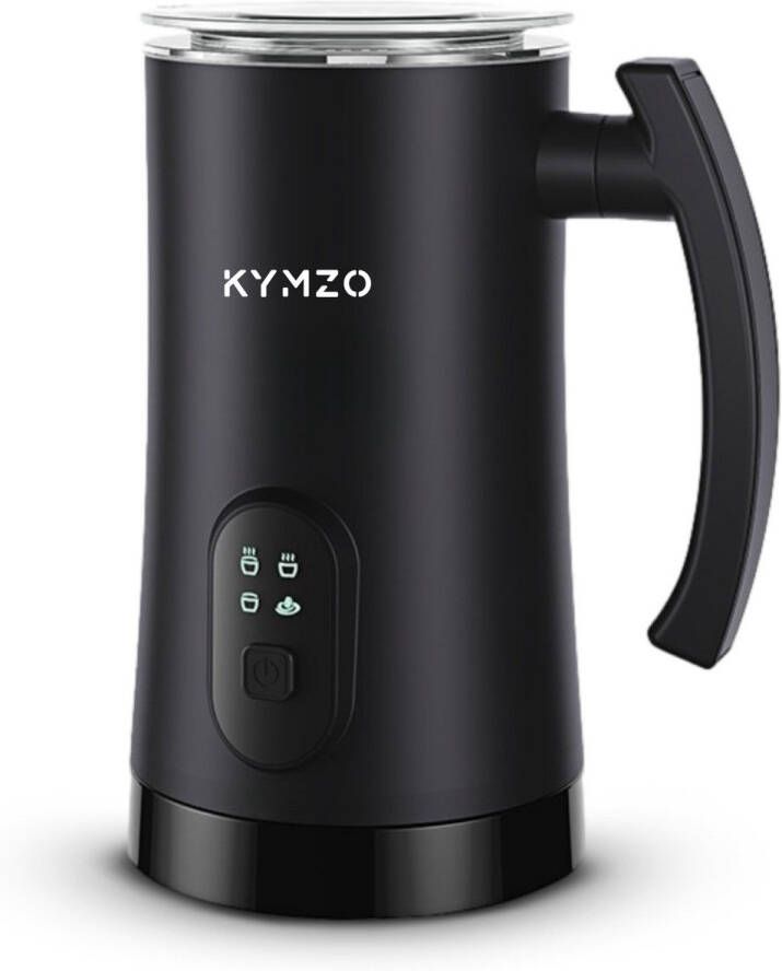 Kymzo Elektrische Melkopschuimer 4-in-1 – Warm & Koud Opschuimen Verwarmen – 350ml – Barista-Kwaliteit
