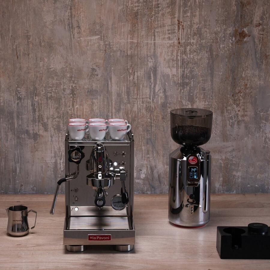 La Pavoni Mini Cellini LPSMCS01EU Espresso Coffee Machine St. Steel
