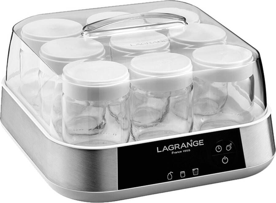 Lagrange yoghurtmaker en kaasmaker 9 potten 18w 459601