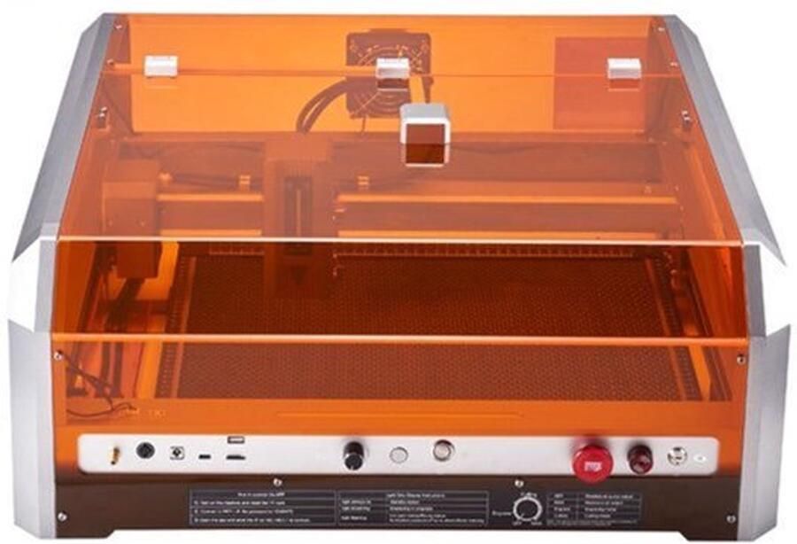 Lasergraveermachine 20 W Werkgebied 400x400 mm Diodelaser Klasse 1 Voor Hout Leer Papier Lasersnijder