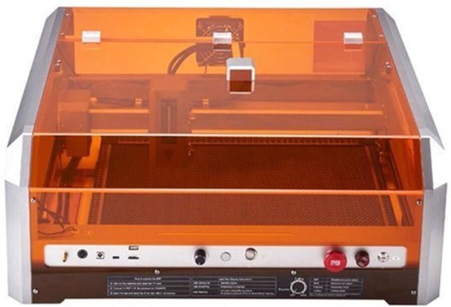 Lasergraveermachine 20 W Werkgebied 400x400 mm Diodelaser Klasse 1 Voor Hout Leer Papier Lasersnijder