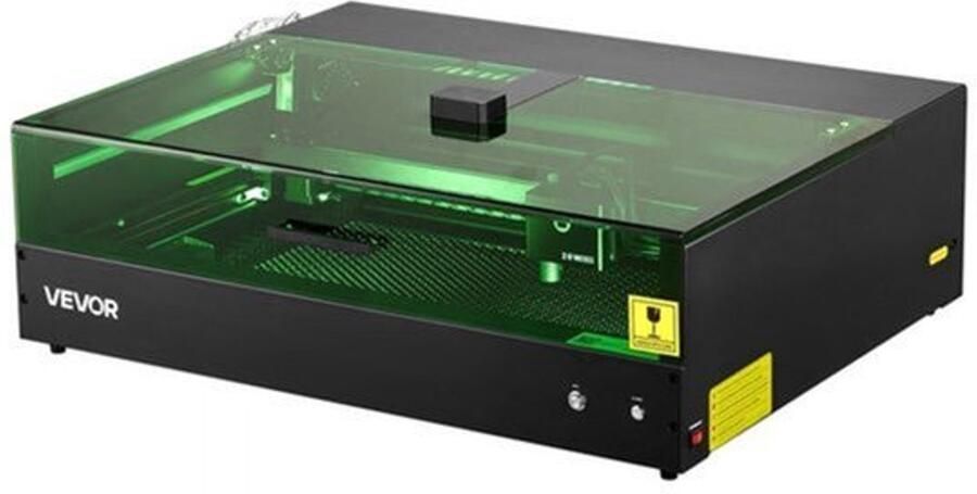 Lasergraveermachine 20 W Werkgebied 50 x 32 cm 36000 mm min Snelheid Aluminium Frame Voor Hout En Leer