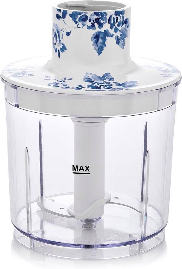 Laura Ashley 600 W Edelstahl-Stabmixer mit Mixer Schneebesen Zerkleinerer und 300 ml Messbecher 4-in-1-Set – China Rose-Design von VQ - Foto 3