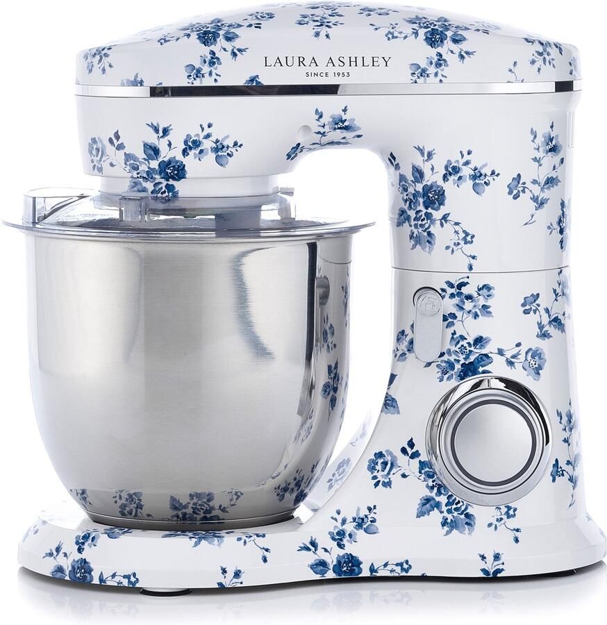 Laura Ashley Keukenmachine 1300W 4 5L RVS kom roerhaak deeghaak garde spatdeksel 10 snelheden China Roos ByVQ