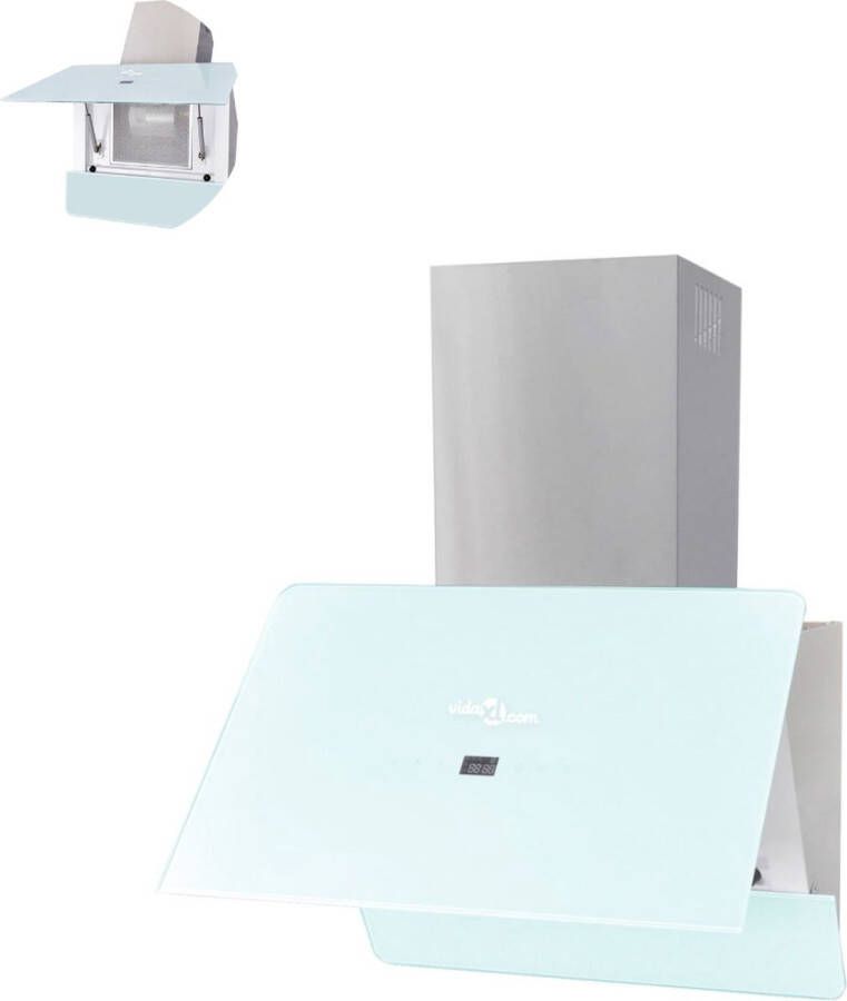 GranMaison Afzuigkap 60 cm -Onderbouw Afzuigkappen Met Aanraakscherm Schuin Wit - Foto 2