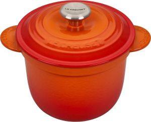 Le Creuset Rijstkoker Cocotte Every Tradition Oranjerood ø 18 cm 2 Liter