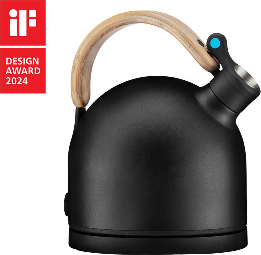 Le Lapin Kitchenware Classic Edition- Elektrische waterkoker LA2023-BA01-06 Met echt bamboehouten greep