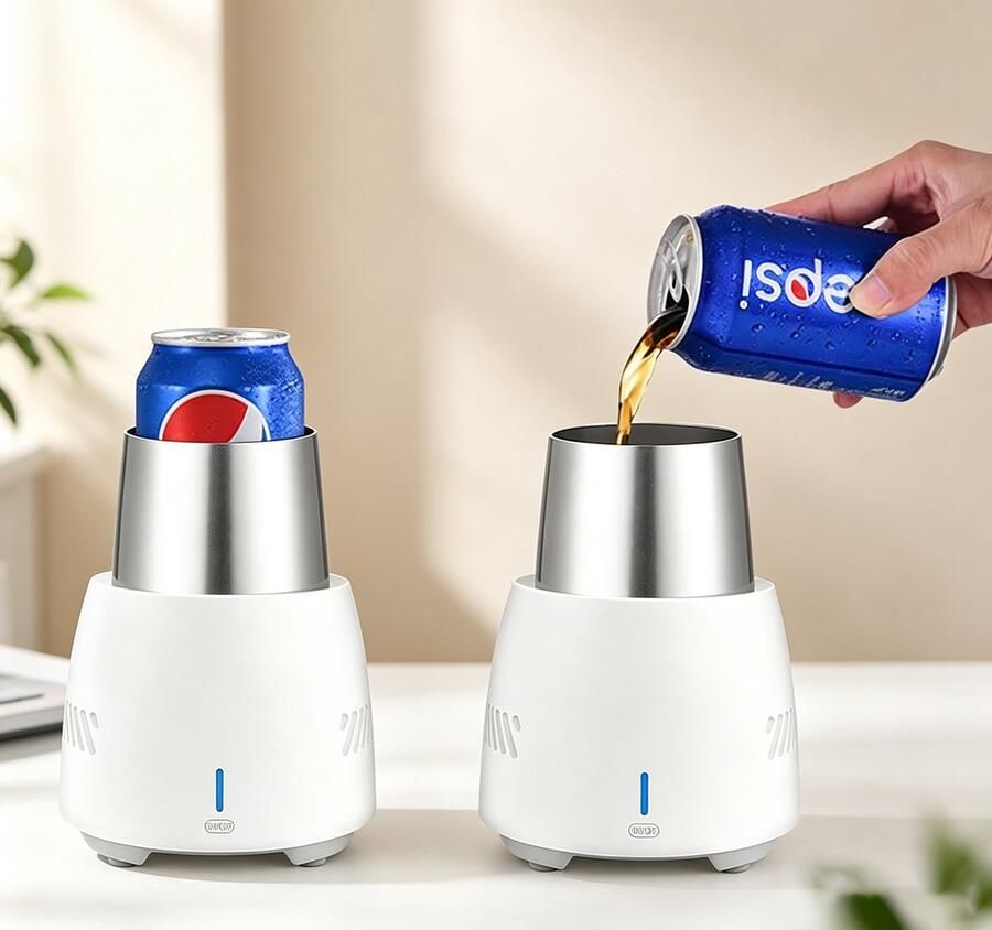 Learnlogic Compacte Snelle Koelbeker Elektrische Drankkoeler met twee koelwijzen voor kantoor en huishouden