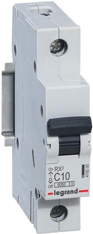 Legrand Enkelpolige Stroomonderbreker Type C 10A LE-419200 - Foto 2