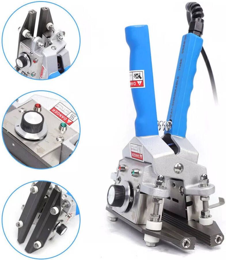 Leinii Machinery Draagbare manuele zakkensluiter Handheld Crimp Heat Sealer Bag Machine 200 mm