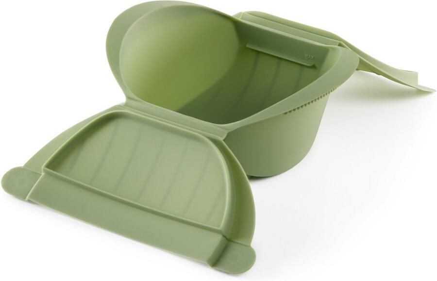 Lékué Stoomkoker Hoog geschikt voor 2 personen Green