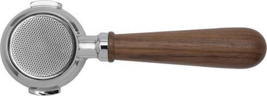 Lelit PLA580W 58mm Bottomless Portafilter with Wooden Handle
