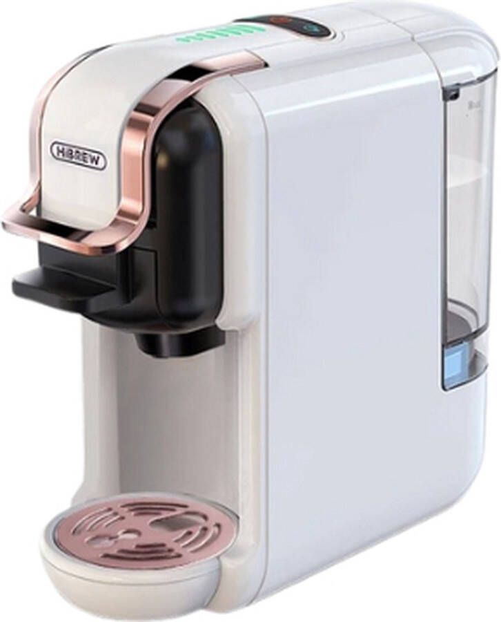 Leonova koffiezetapparaat koffiezet koffiezetapparaat cups wit rosé voor meerdere cups merken 24.5x24.5x11 cm