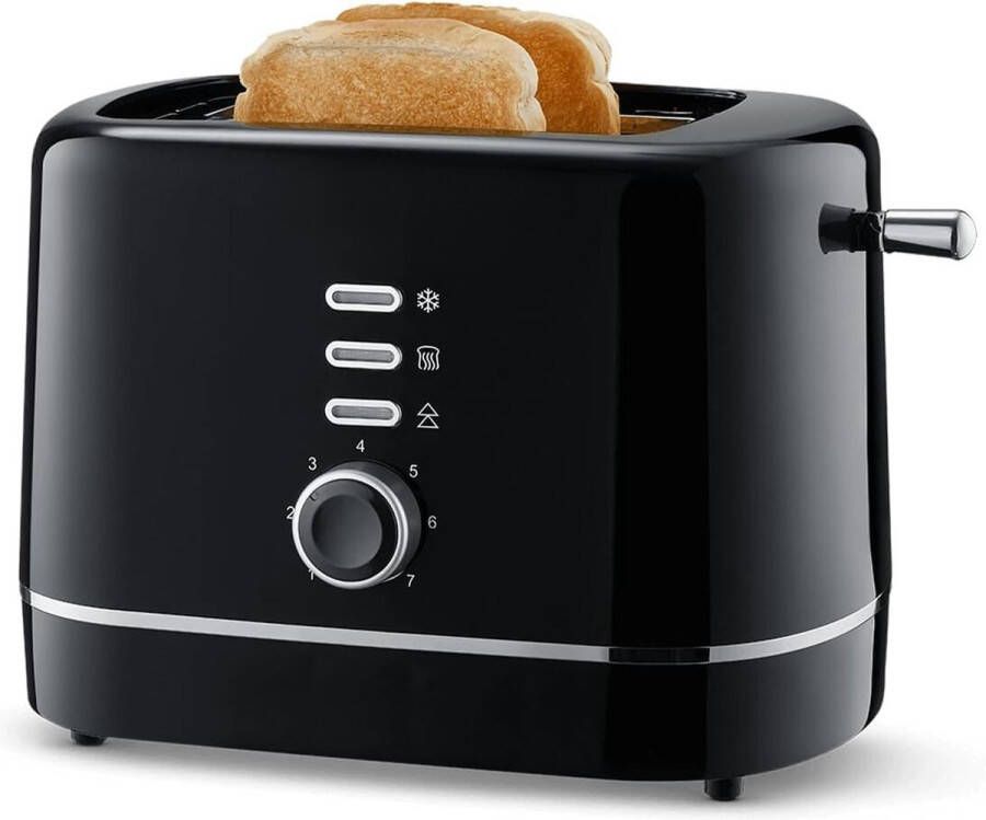 Lexium Broodrooster met tostiklemmen Broodroosters Toaster Berde sleuven Meedere standen en instelbare warmteniveaus