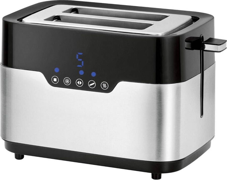 Lexium Broodrooster met tostiklemmen Broodroosters Toaster Berde sleuven Meedere standen en instelbare warmteniveaus