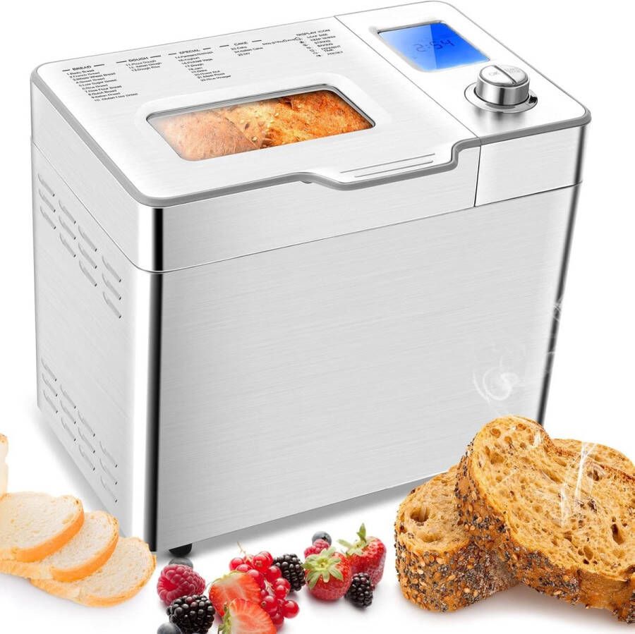 Lexium Store Lexium Broodbakmachine Meerdere Programma's Glutenvrij Timer Automatisch Premium