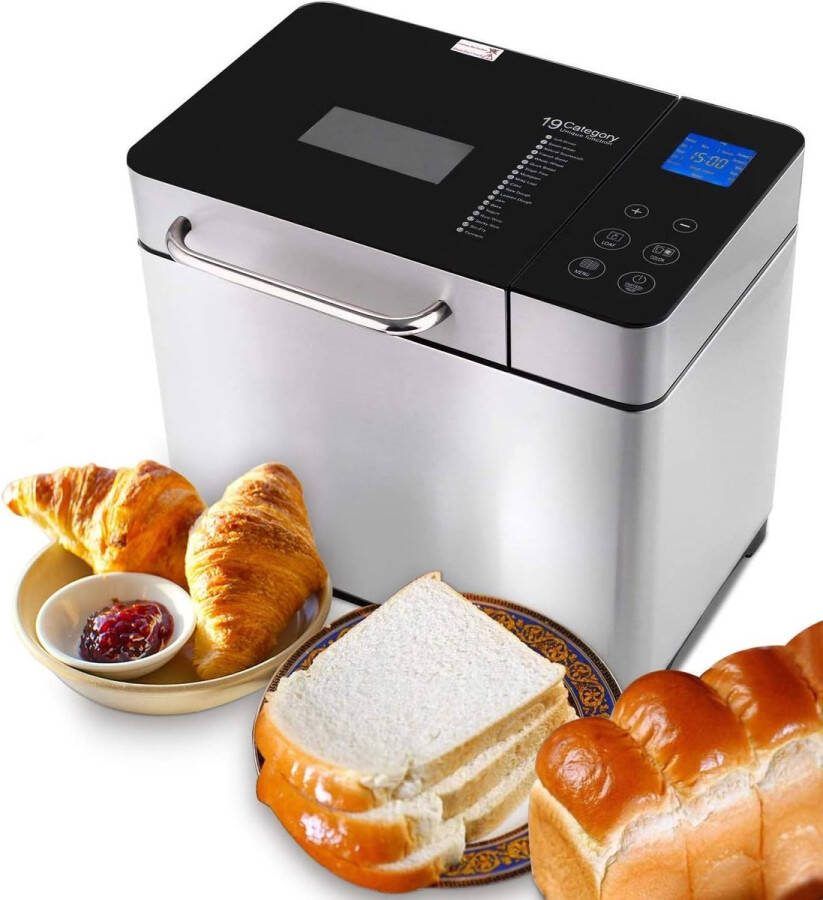 Lexium Store Lexium Broodbakmachine Meerdere Programma's Glutenvrij Timer Automatisch Premium