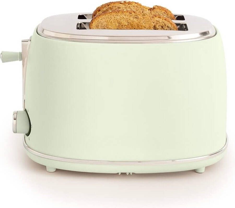 Lexium Store Lexium Broodrooster met tostiklemmen Broodroosters Toaster Berde sleuven Meedere standen en instelbare warmteniveaus