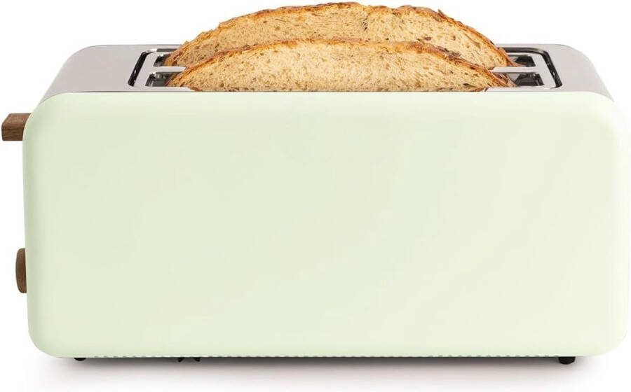 Lexium Store Lexium Broodrooster met tostiklemmen Broodroosters Toaster Berde sleuven Meedere standen en instelbare warmteniveaus