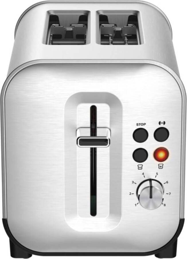Lexium Store Lexium Broodrooster met tostiklemmen Broodroosters Toaster Berde sleuven Meedere standen en instelbare warmteniveaus