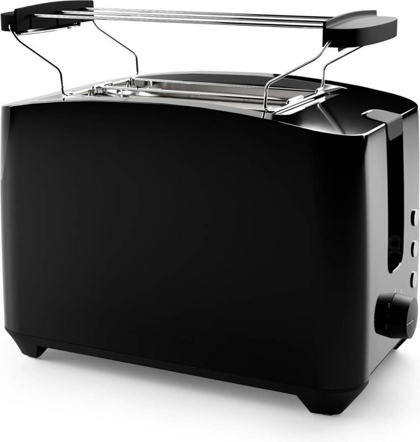 Lexium Store Lexium Broodrooster met tostiklemmen Broodroosters Toaster Berde sleuven Meedere standen en instelbare warmteniveaus