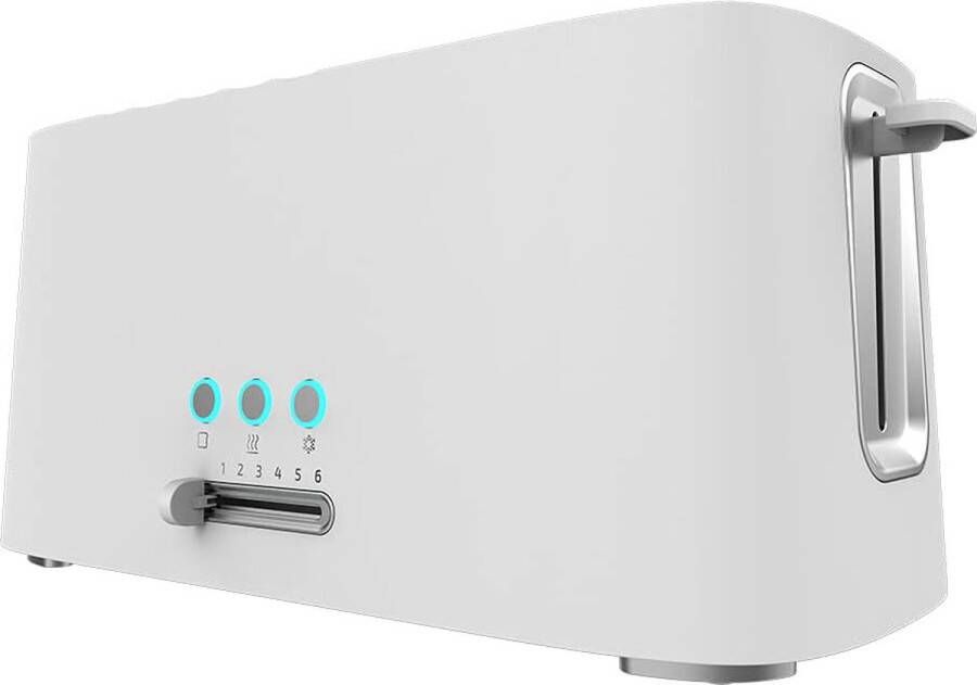 Lexium Store Lexium Broodrooster met tostiklemmen Broodroosters Toaster Berde sleuven Meedere standen en instelbare warmteniveaus