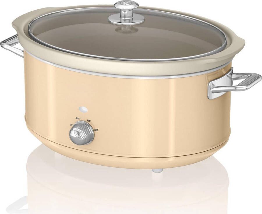 Lexium Store Lexium Slowcooker met Timer Timerfunctie Multicooker Slowcooker Elektrisch
