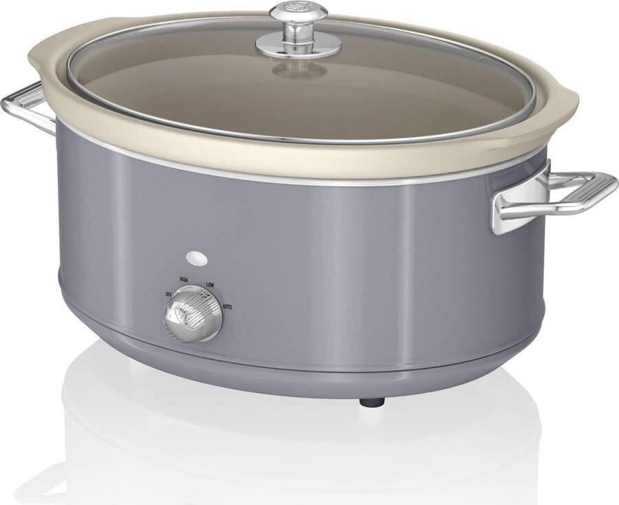 Lexium Store Lexium Slowcooker met Timer Timerfunctie Multicooker Slowcooker Elektrisch