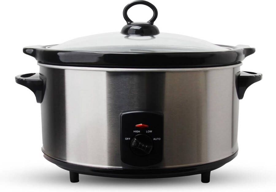 Lexium Store Lexium Slowcooker met Timer Timerfunctie Multicooker Slowcooker Elektrisch