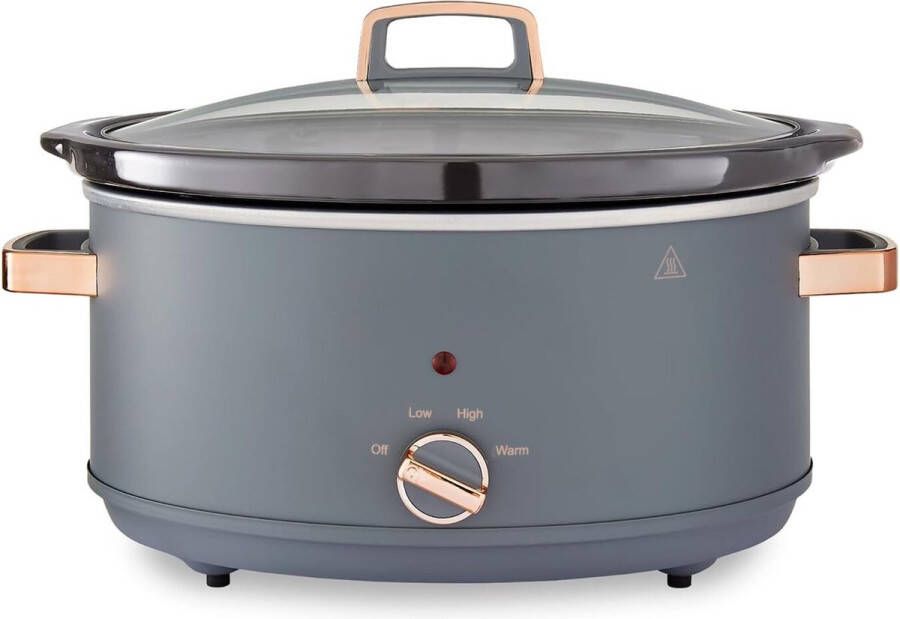 Lexium Store Lexium Slowcooker met Timer Timerfunctie Multicooker Slowcooker Elektrisch